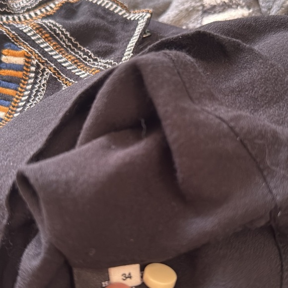 Isabel Marant Etoile Cerza Embroidered Crepe Size XS - Picture 8 of 11